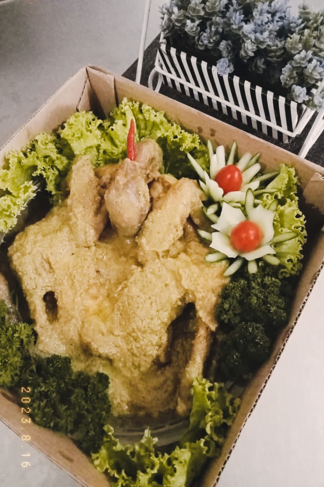  Ayam Ingkung Bumbu Terik – Kemasan Dus Mika